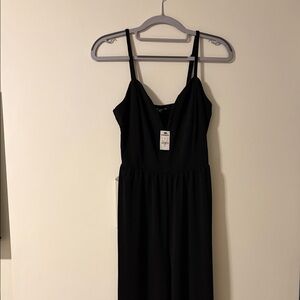 Express Black Spaghetti Strap Wide Leg (XSP) NWT